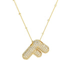 Diamond Alphabet Necklace