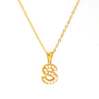 Pearl Alphabet Necklace