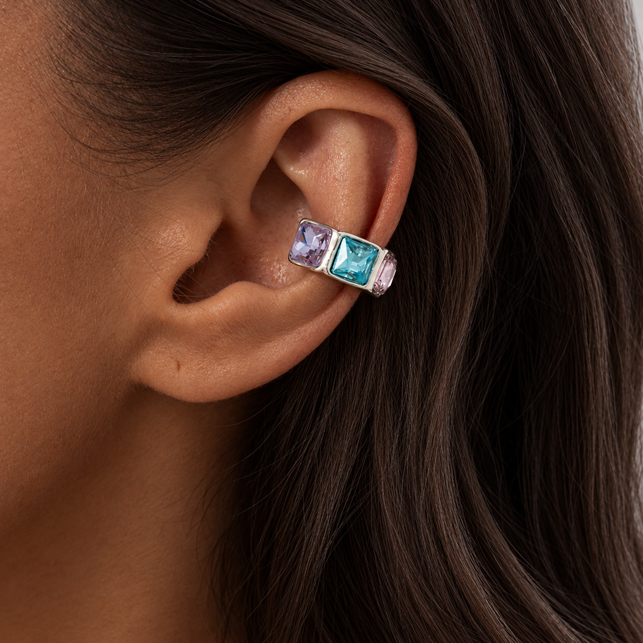 GEOMETRIC EAR CUFF YUNA