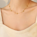 Gold Chamomile Necklace