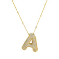 Diamond Alphabet Necklace