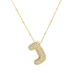 Diamond Alphabet Necklace