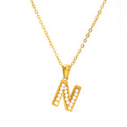 Pearl Alphabet Necklace