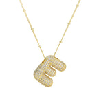 Diamond Alphabet Necklace
