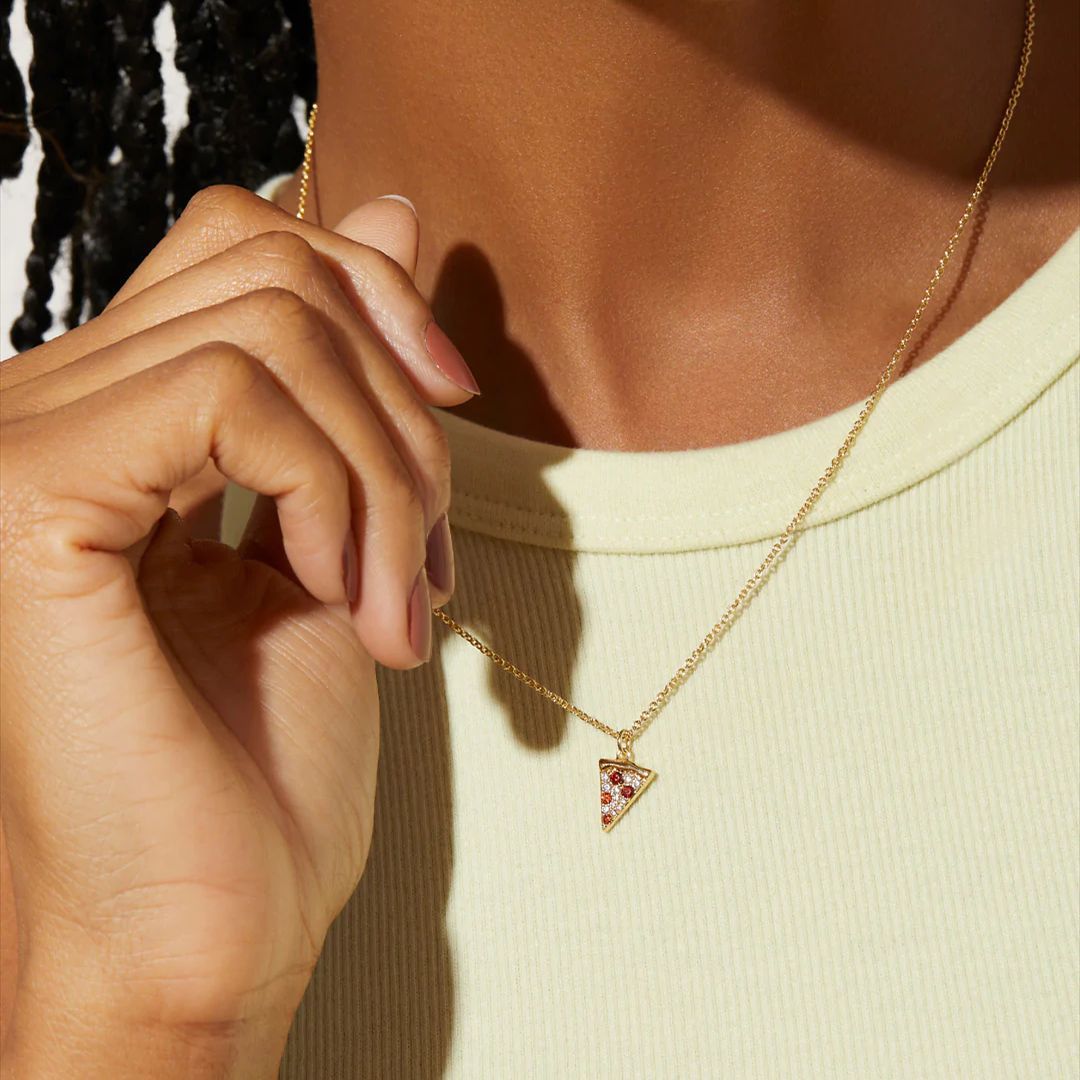 Pizza Necklace null