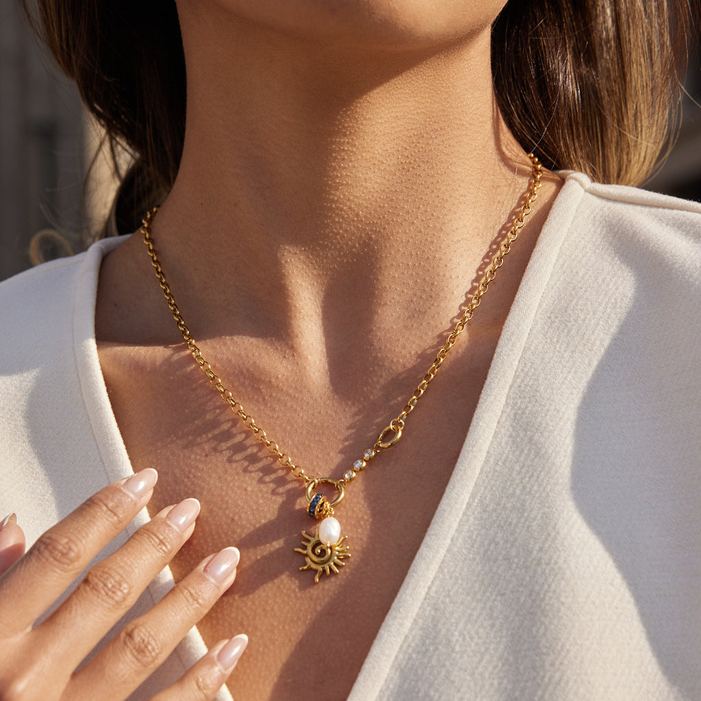 Pearl Orbit Necklace null
