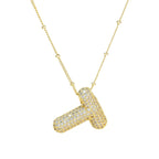 Diamond Alphabet Necklace