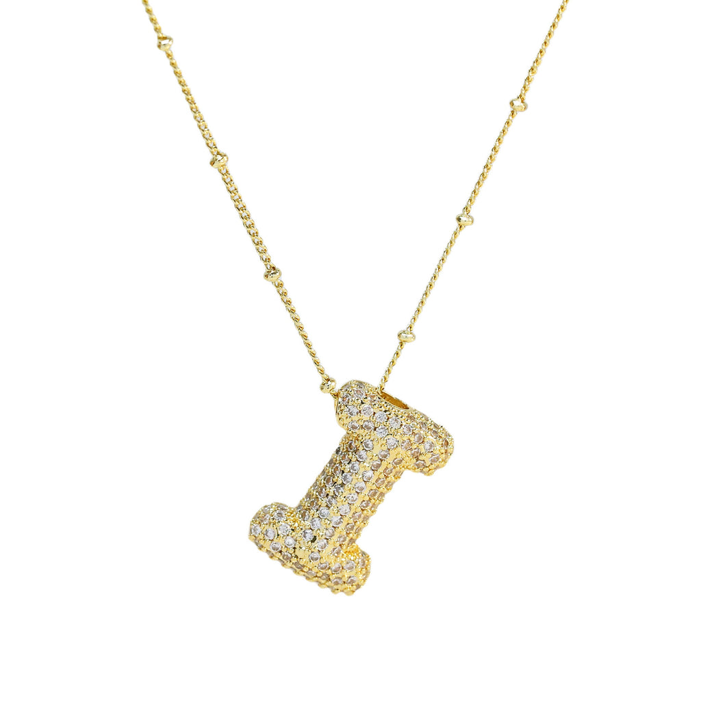 Diamond Alphabet Necklace