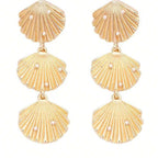 Minimal Shell Earrings